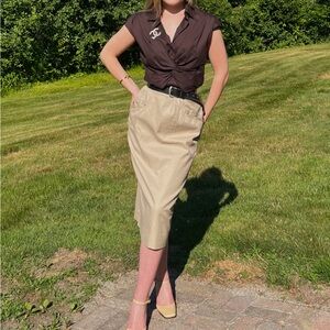 Vintage Prada twist blouse